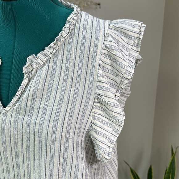 Gilli brand linen blend popover top SZ 2X - Picture 3 of 9